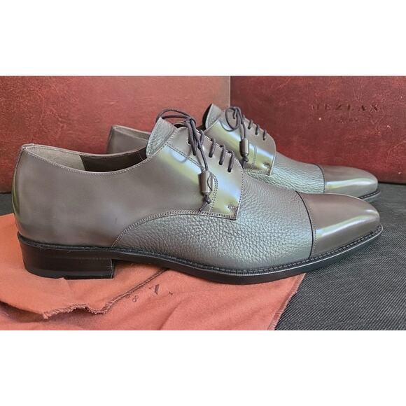 Mezlan SOKA 15089 Real Deerskin Oxford Dress Shoe Size 11m Made In Spain main image 4